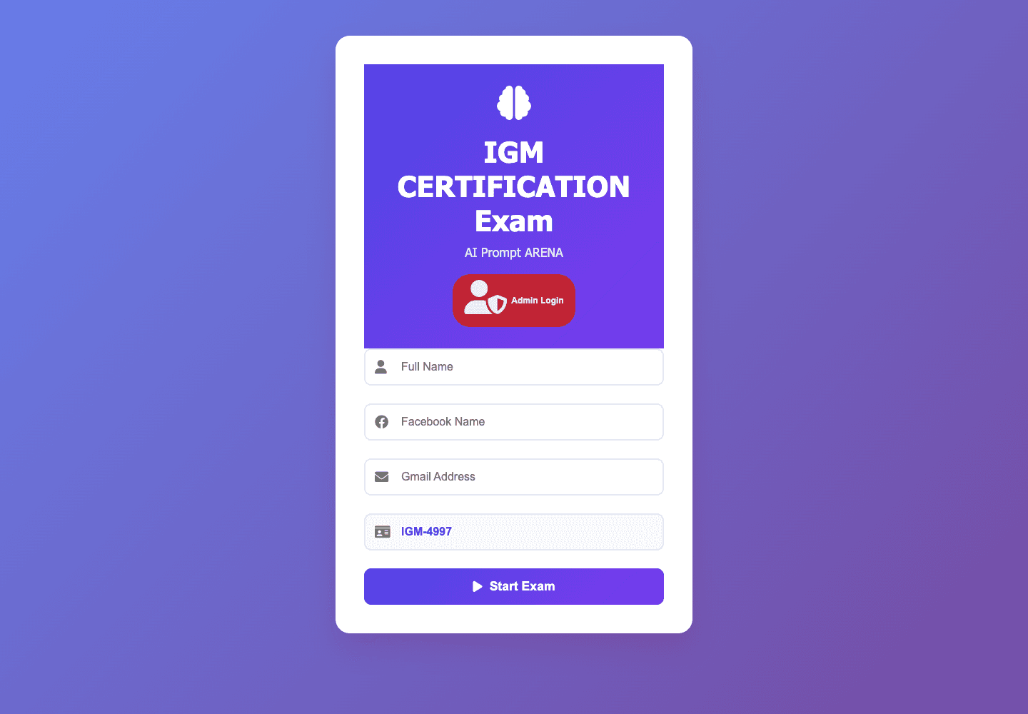 IGM certification test interface